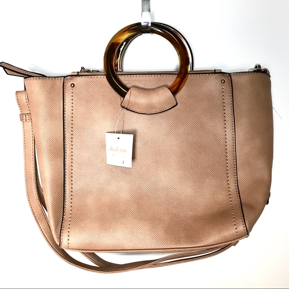NWT Altard State blush purse double handles and adjustable strap